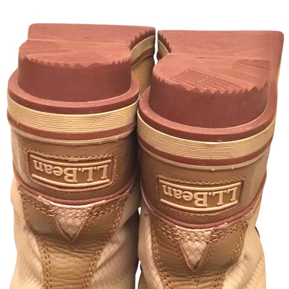 L.L. Bean Rangeley Women’s Tall Insulated PAC Boots Size 7M Waterproof Tan - Picture 15 of 16
